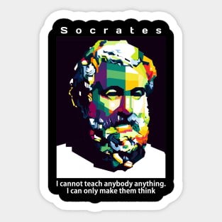 Socrates WPAP Sticker